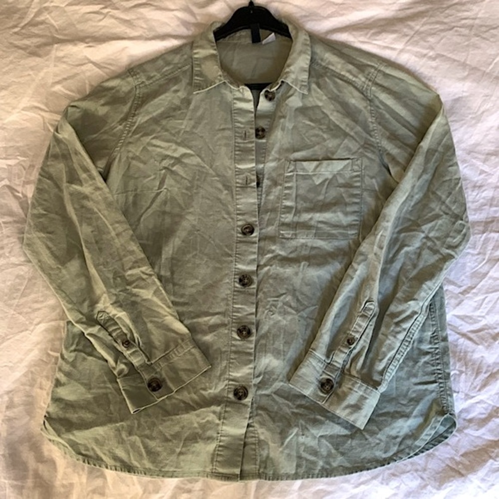 Green H&M Button down